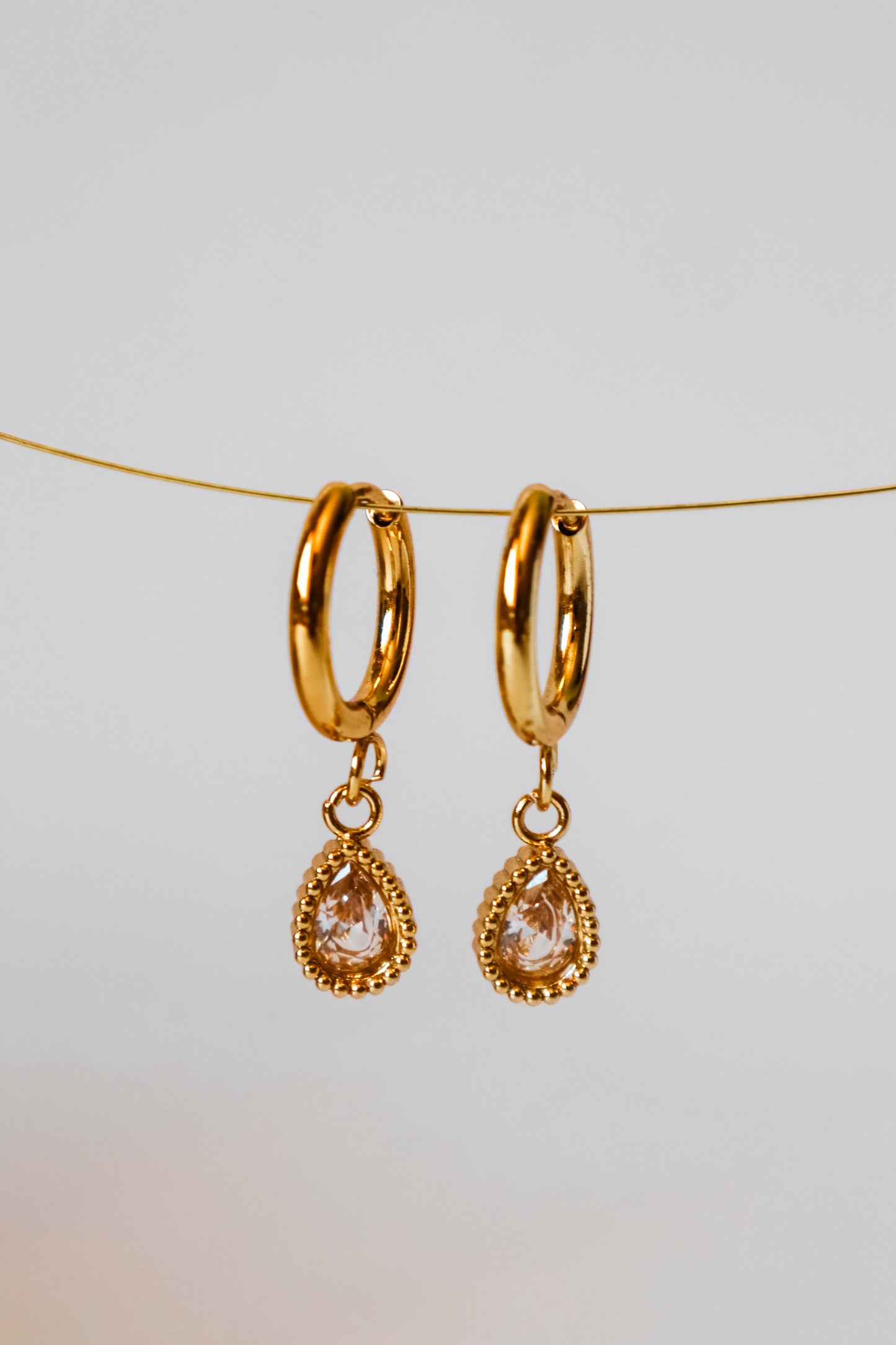 Argolas Golden Drop