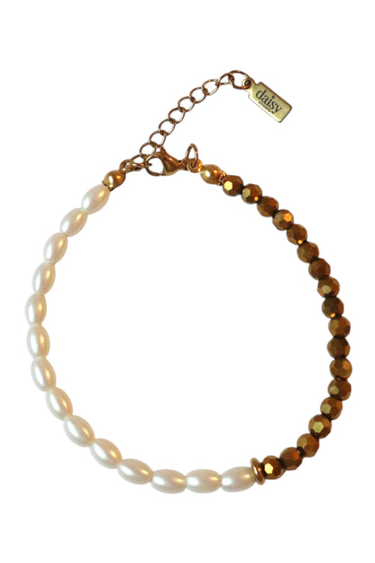 Pulseira Golden Pearl