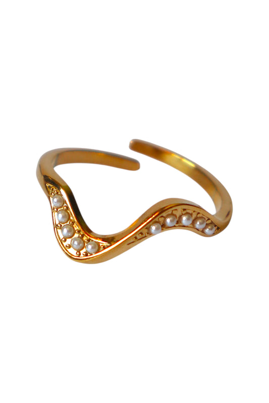 Anel Pearl Wave