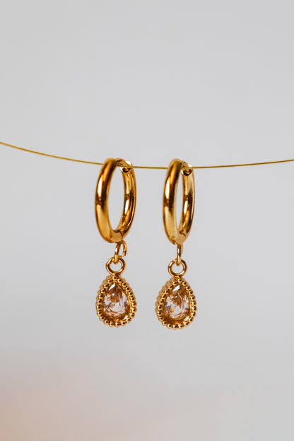 Argolas Golden Drop