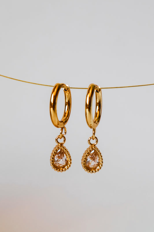 Argolas Golden Drop
