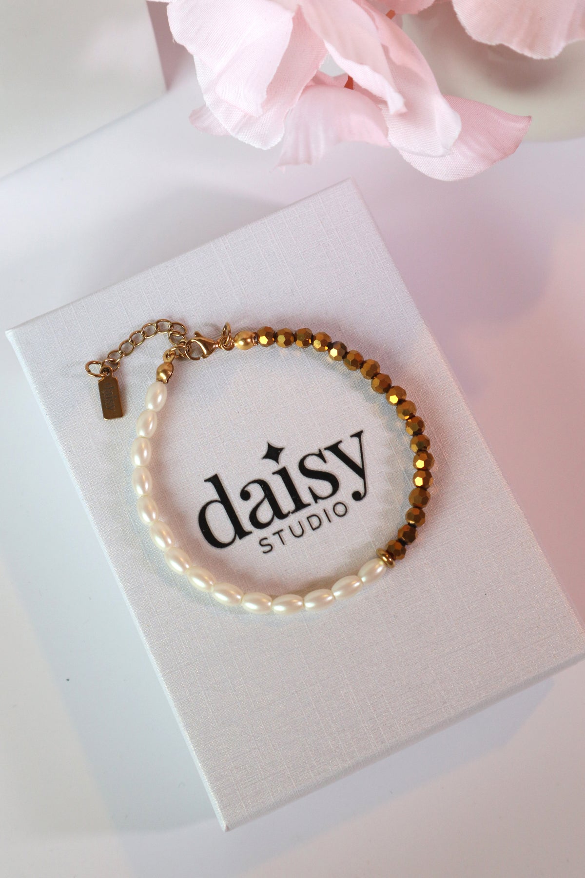Pulseira Golden Pearl