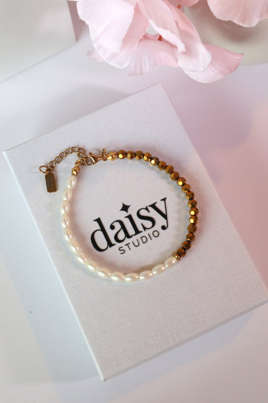 Pulseira Golden Pearl