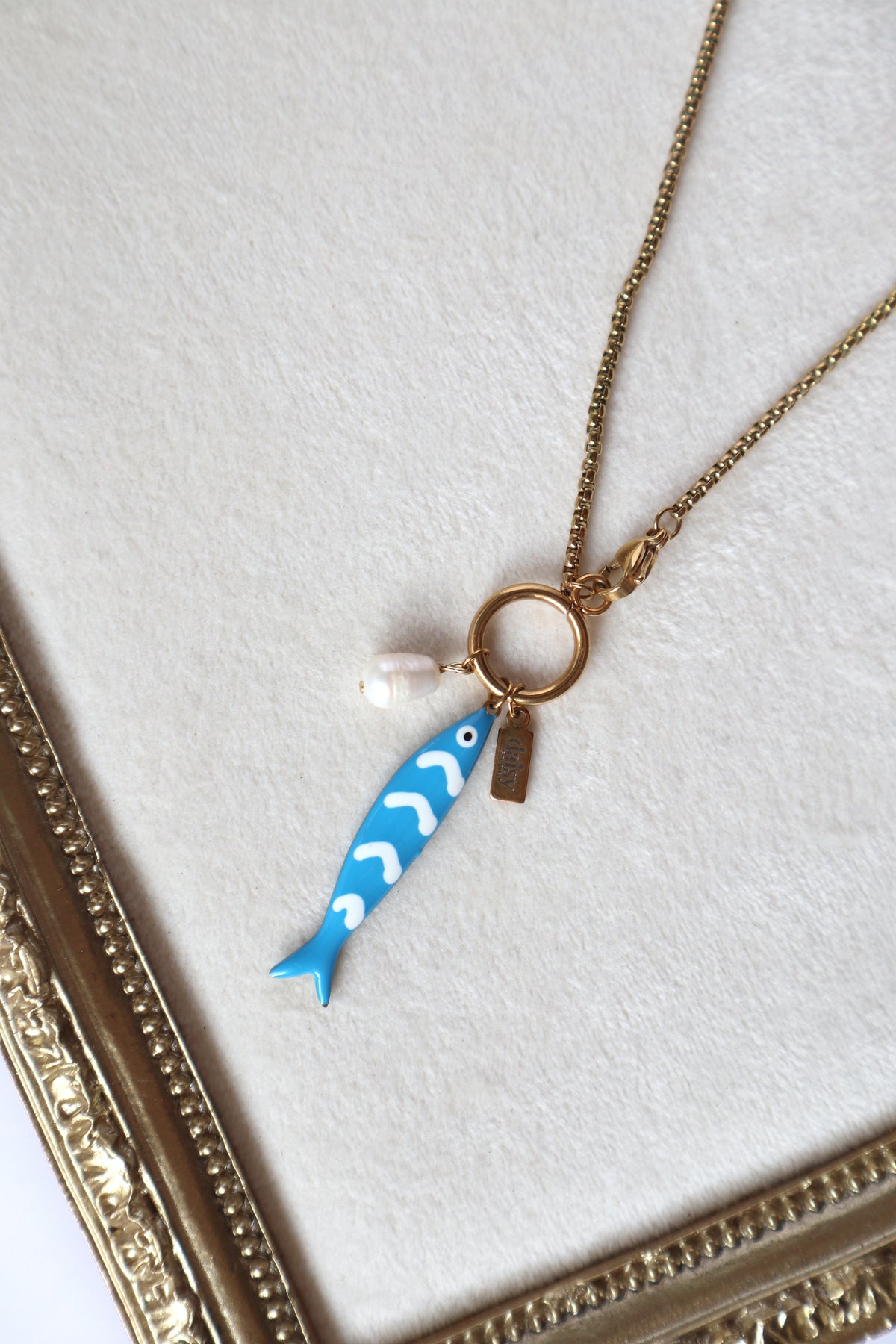 Colar Blue Fish