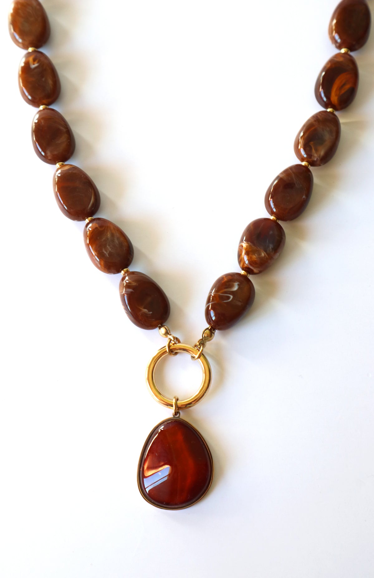 Colar Amber Stone