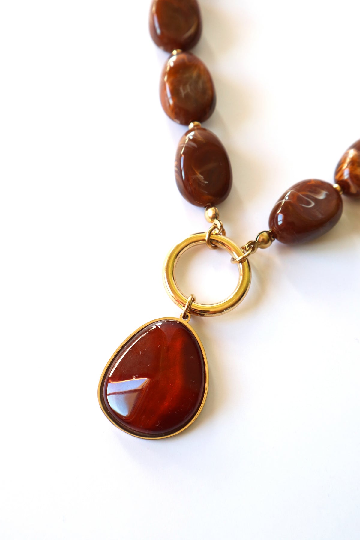 Colar Amber Stone
