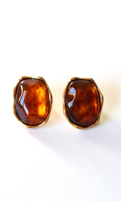 Brincos Amber Glow