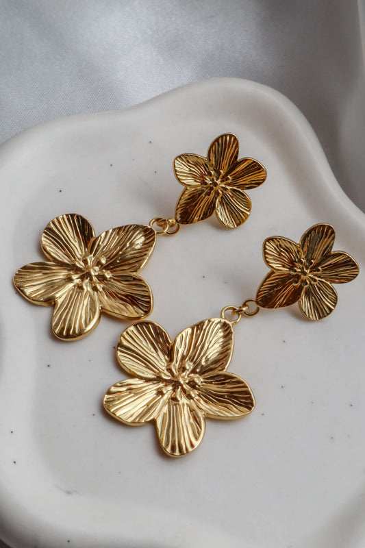 Brincos Petal Glow
