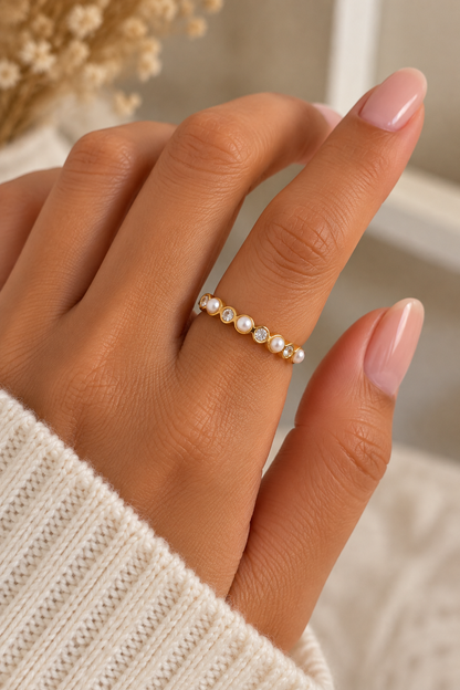 Anel Pearl Shine