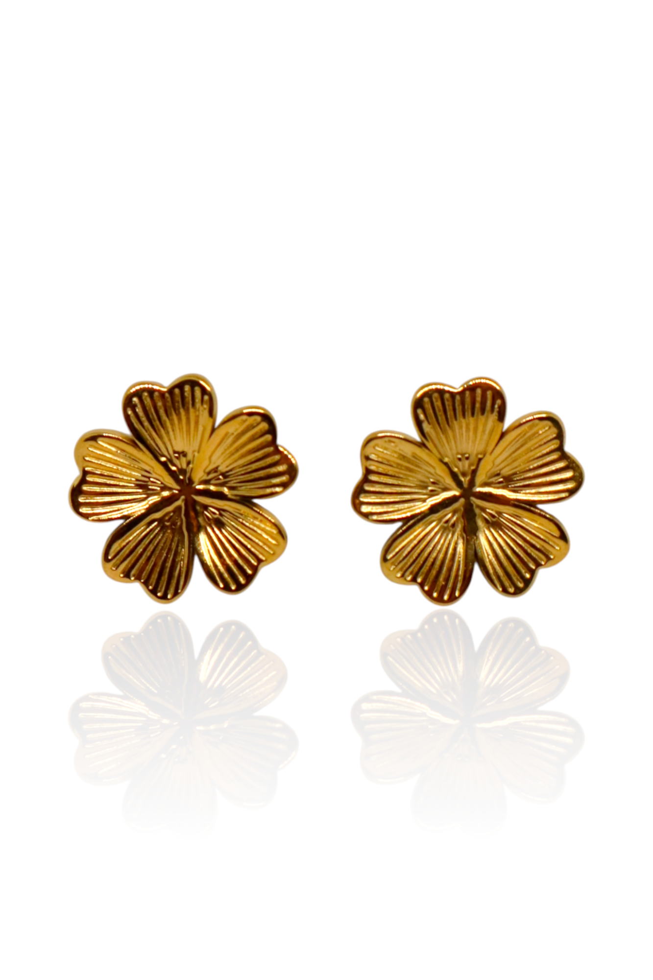 Brincos Golden Petal